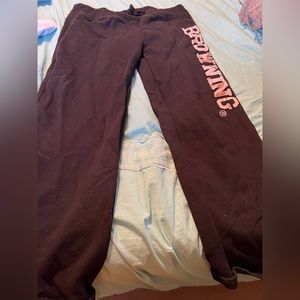 Black Browning jogging pants